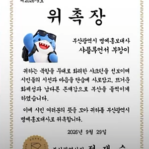 부산 상어 '부캉이' 홍보대사 된 날, 상표는 이미 개인이? | 부캉이 상표권 출원 논란 정리
