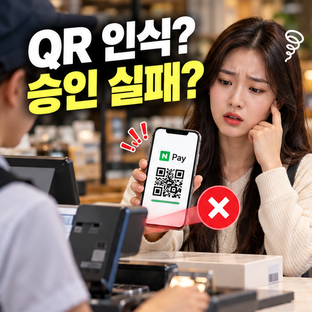 네이버페이 현장결제 실패, QR 인식과 결제 승인 중 어디서 막힐까