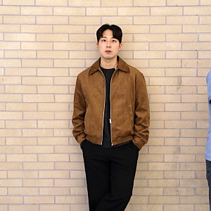 EQL 성수에서 진행 중 마인드브릿지 팝업 정해인 스웨이드 블루종 착용 후기(직장인추천템)