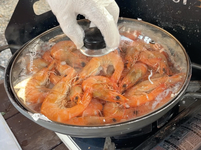 안산 대부도 맛집 | 정일수산, 왕새우소금구이·새우라면 서울근교 야장 데이트