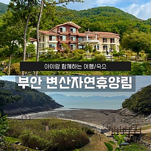 아이와 함께｜부안 '국립변산자연휴양림' 예약방법 및 숙박후기