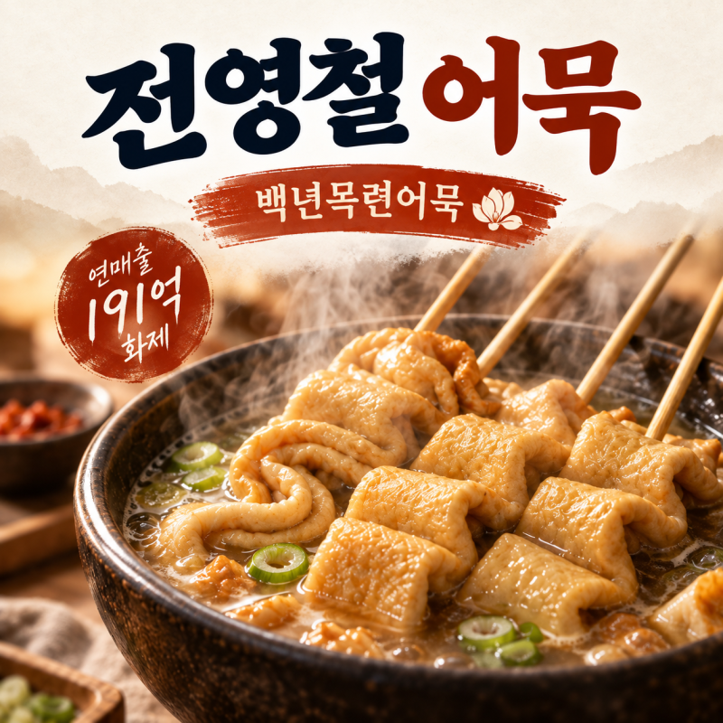 전영철 어묵 백년목련어묵 연매출 191억, 도대체 어떤 곳일까