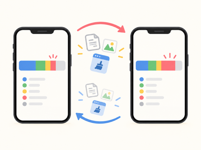아이폰 시스템 데이터 줄였는데 다시 늘어날 때 확인할 것