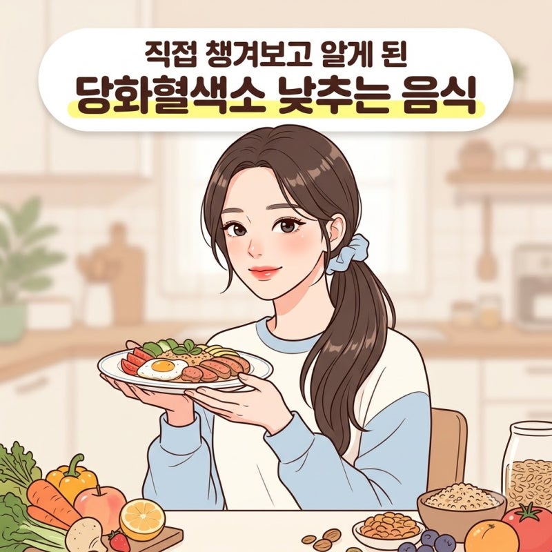 "약 늘리기 전에 알았더라면.." 당화혈색소 낮추는 음식, 3개월 만에 달라진 4가지