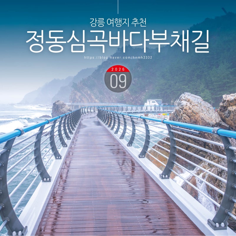 강릉 관광지 정동심곡바다부채길 볼거리