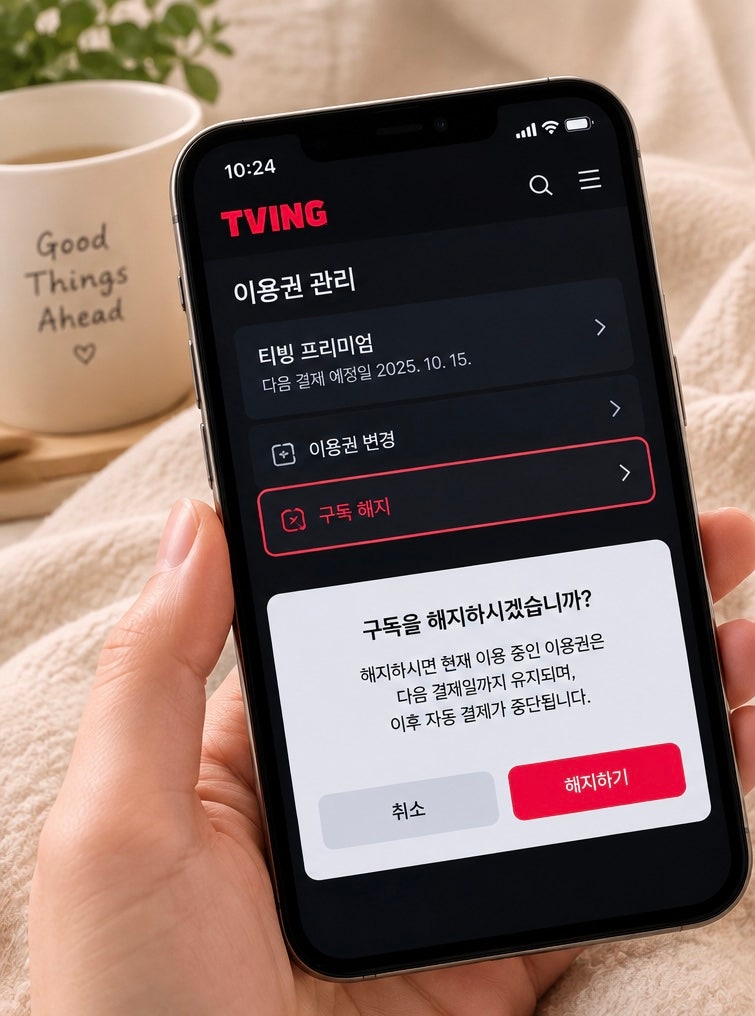 티빙 해지했는데 결제됨?｜자동결제 다시 빠져나간 이유와 환불 방법