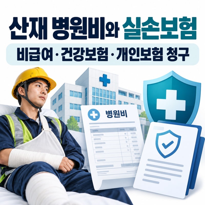 산재 병원비와 실손보험 청구｜비급여·건강보험·개인보험 보상 총정리