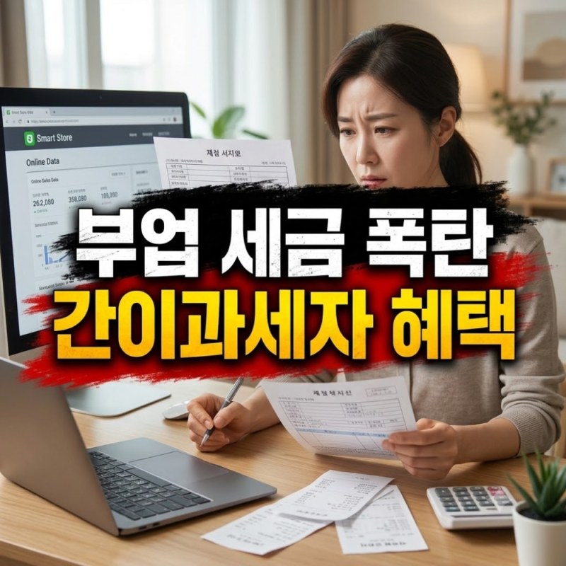 스마트스토어 부업 간이과세자 사업자등록, 안 하면 세금 폭탄 맞는 진짜 이유