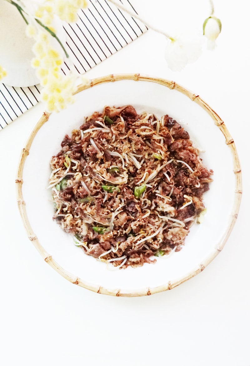 우삼겹 숙주볶음 레시피 우삼겹 요리