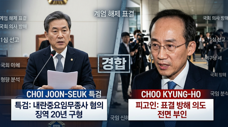 “계엄군과 안팎서 쪼았다”…특검, 추경호에 징역 20년 구형, ‘실형’ 얼마나 나올까?