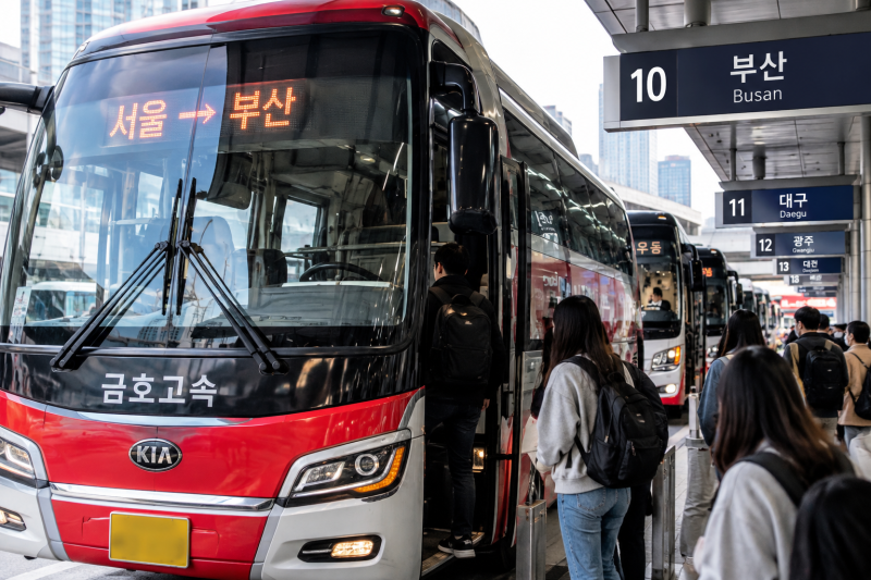 고속버스 요금 오늘부터 9% 인상…서울→부산은 얼마 올랐을까?