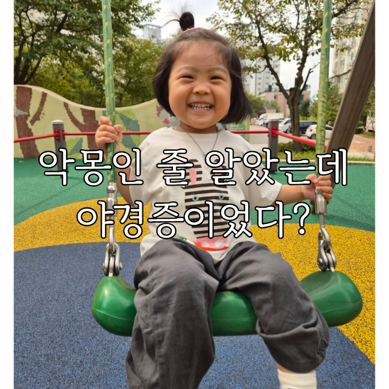 32개월 아기 야경증｜새벽에 40분 울부짖고 다시 잠든 날