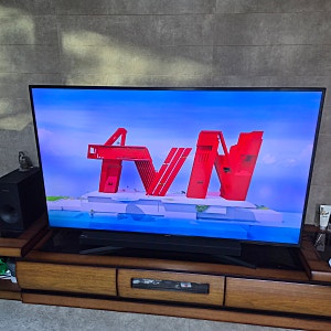 삼성TV 65인치, 30평대 넓은 거실 만족한 스탠드 모델 추천 할인