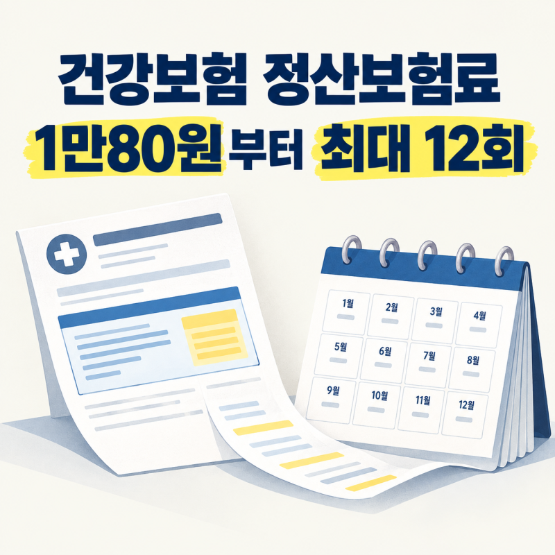 추가 건보료 14만원인데 분할 못 했다? 건강보험 정산보험료 기준이 바뀐다