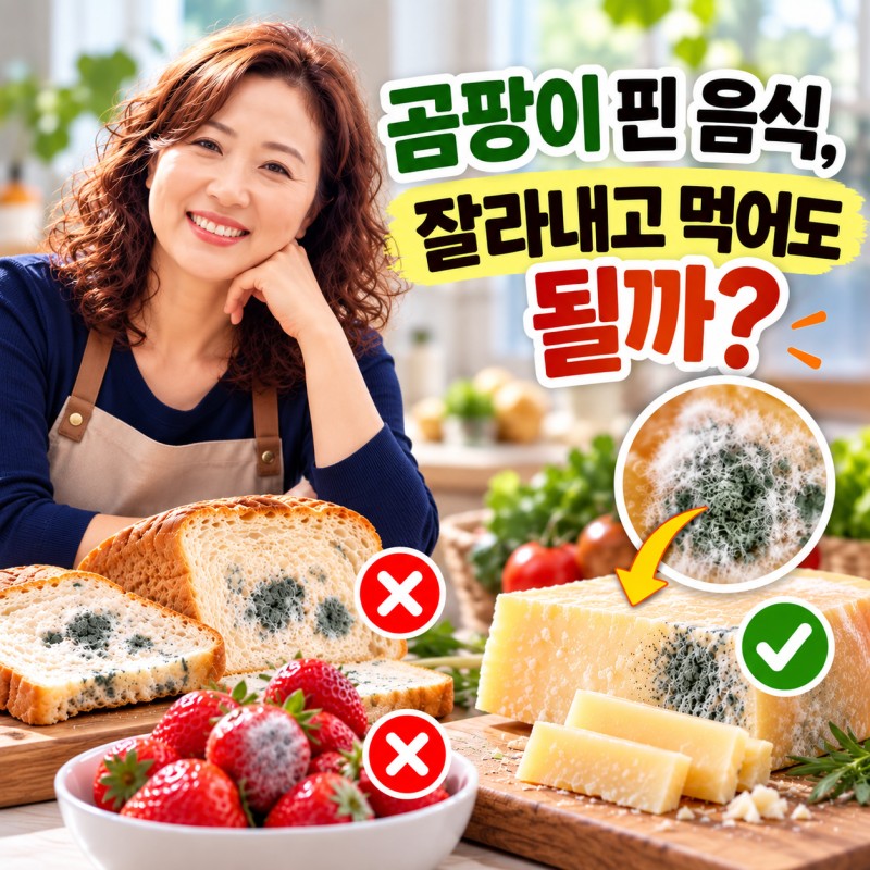 곰팡이 핀 음식 잘라내고 먹어도 될까? 빵·과일·치즈는 다릅니다