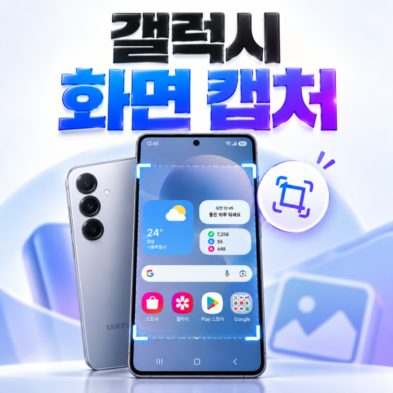 갤럭시 화면 캡처 길게 하는 방법, 가장 편한 단축키와 버튼 설정까지