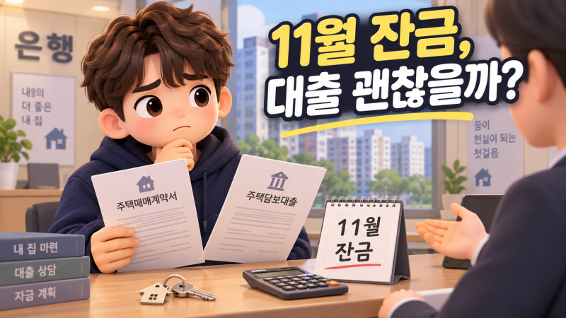 11월 잔금 앞둔 생애최초, 대출총량 완화됐다고 안심해도 될까?