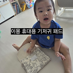 이몽 뜨왈드주이 휴대용 기저귀패드 추천 외출용 기저귀갈이대 내돈내산 후기