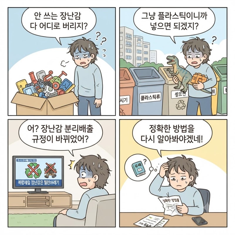 완구류 플라스틱 분리배출 방법 변경 핵심 정리
