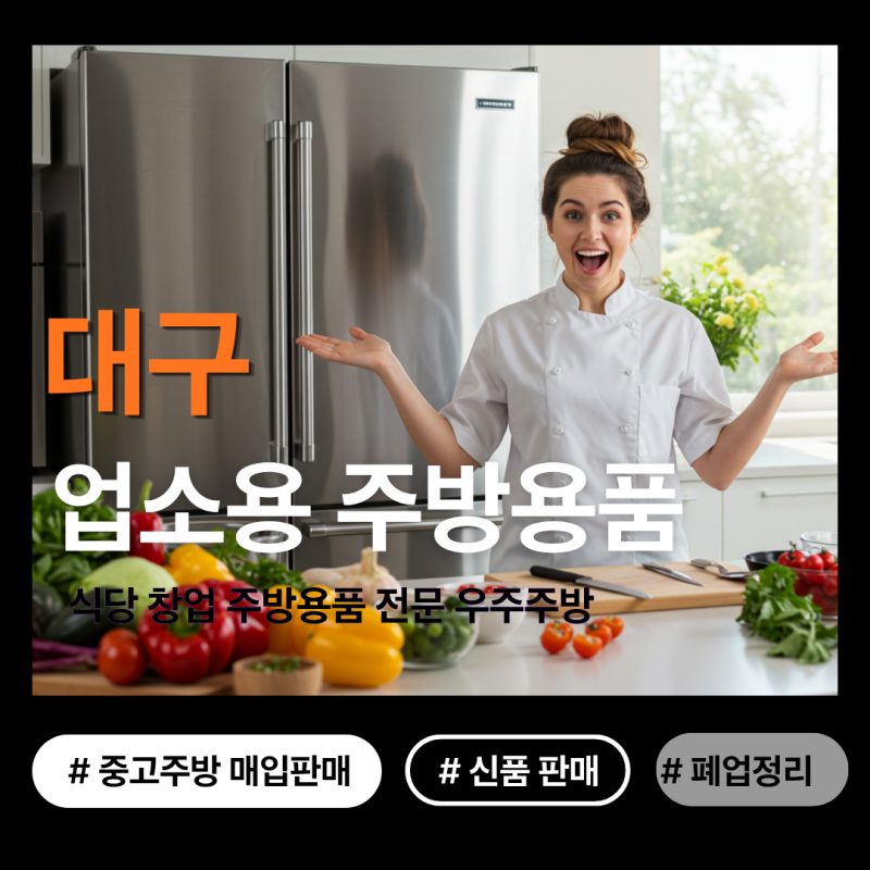 대구 중고주방 전문 업체에서 한 번에 창업 준비하기