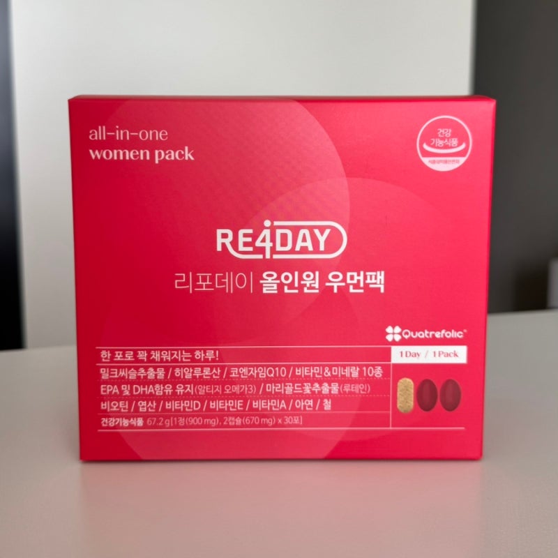 30대 여성 피로회복영양제, 약국영양제로 챙겨본 리포데이 올인원 우먼팩