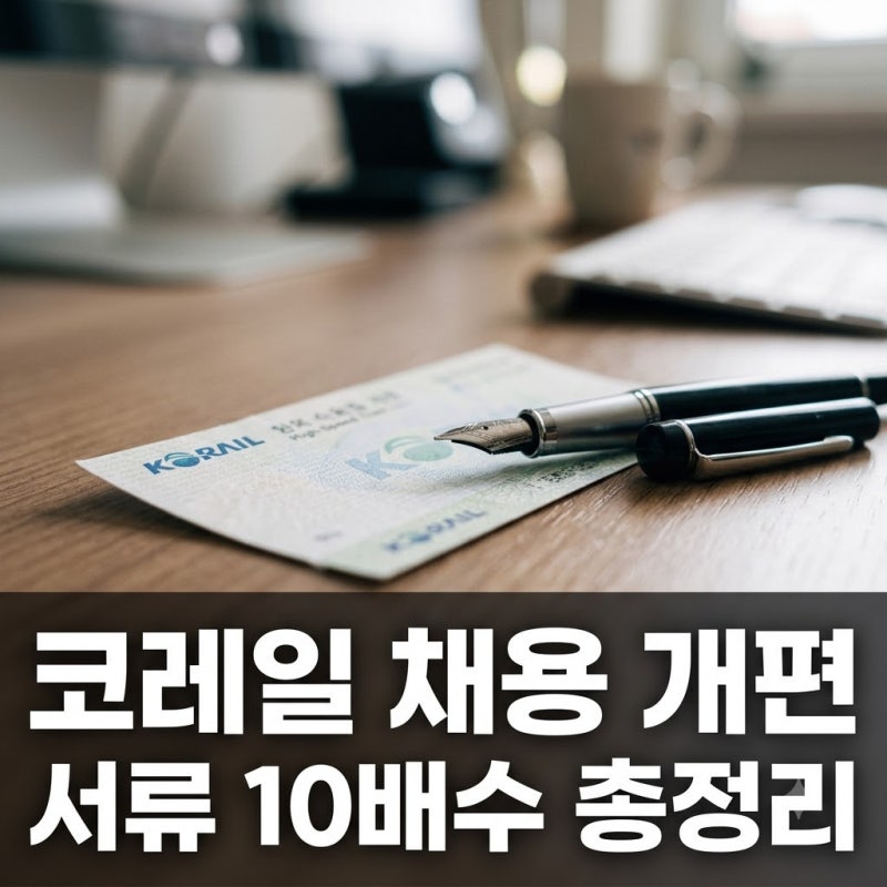 코레일 적부 판정 변경 총정리 서류 10배수 도입과 철도 공기업 취업 변화