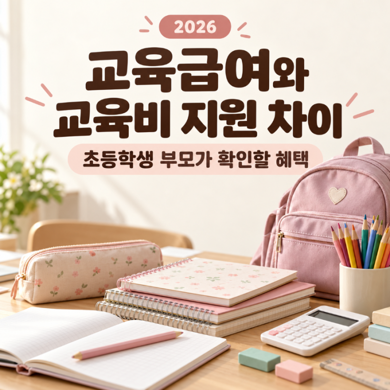 교육급여와 교육비 지원/ 초등학생, 중학생, 고등학생 신청기간, 방법, 혜택정리