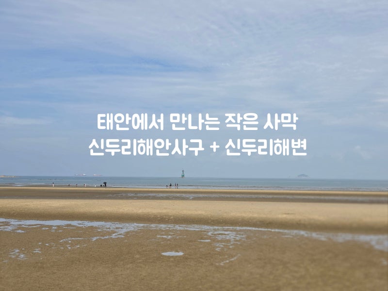 Taean Attractions for Kids: Sinduri Coastal Dunes and Sinduri Beach Travel Itinerary