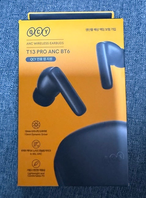 가성비 QCY의 t13 pro anc bt6