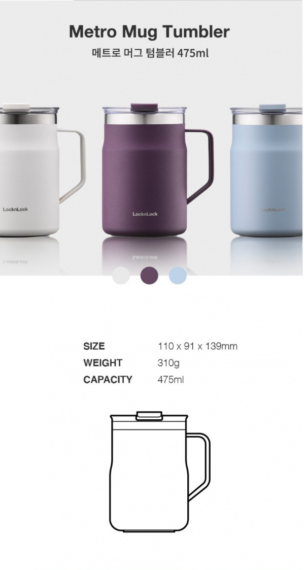 락앤락 메트로 머그 475ml 직접 써보니, 편한 점과 아쉬운 점
