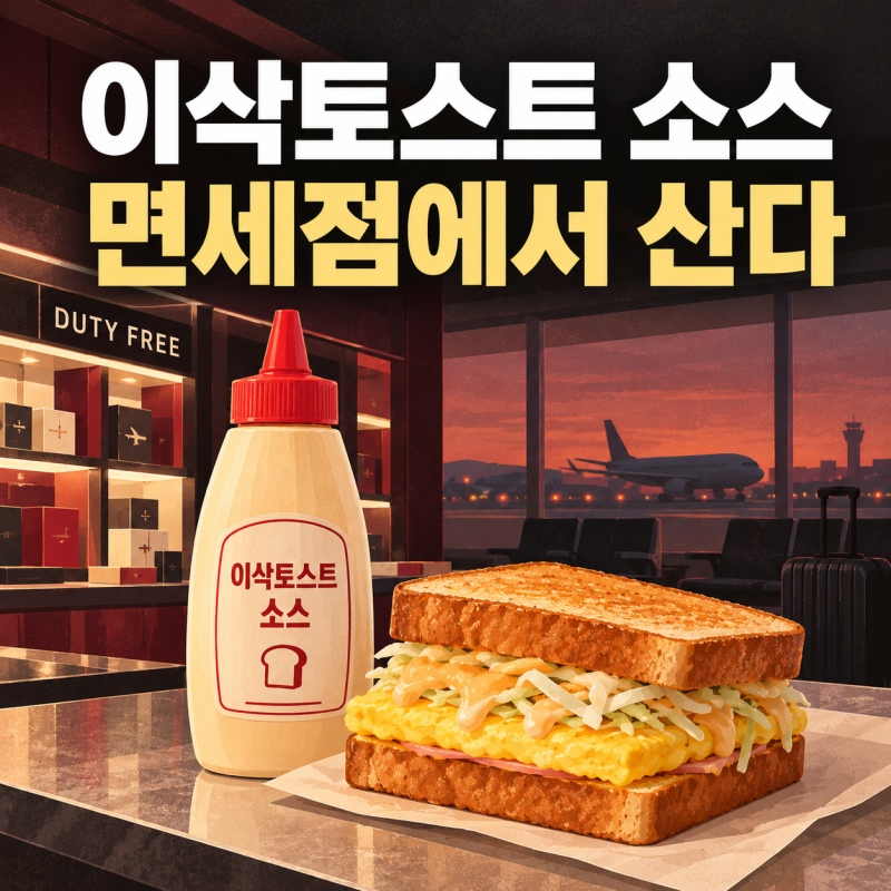 이삭토스트 소스 면세점 구매 가능 여부 총정리