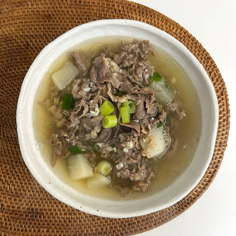 [초간단 레시피] 갈비 없이 푹 끓인 깊은 맛! 샤브샤브 소고기로 뚝딱 만드는 '소고기 갈비탕'....
