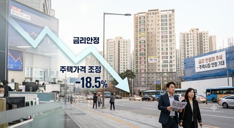 금리 상승기 집값 하락 시차와 부동산 시장 영향 분석: 국토연구원 보고서 참조