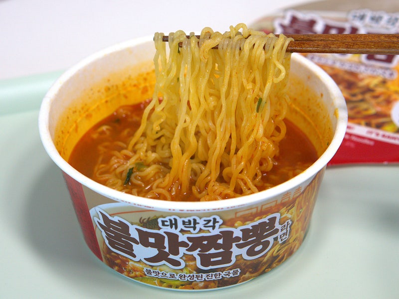 이마트24 신상 컵라면 대박각 불맛짬뽕라면 가격 칼로리 솔직 후기