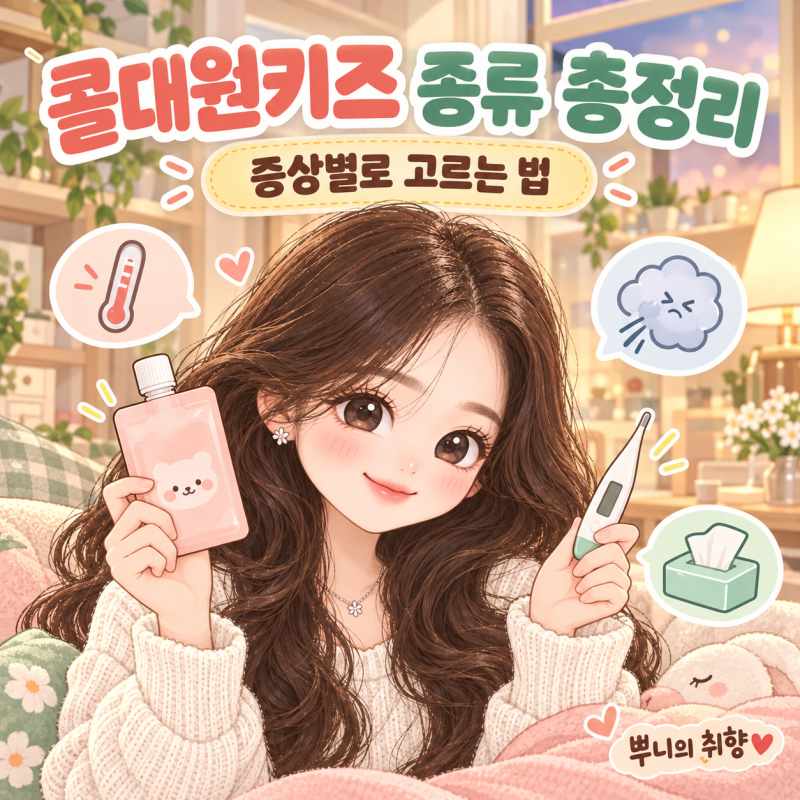 콜대원키즈 종류 5가지 총정리, 열·콧물·기침 증상별로 고르는 법과 성분 중복 주의점