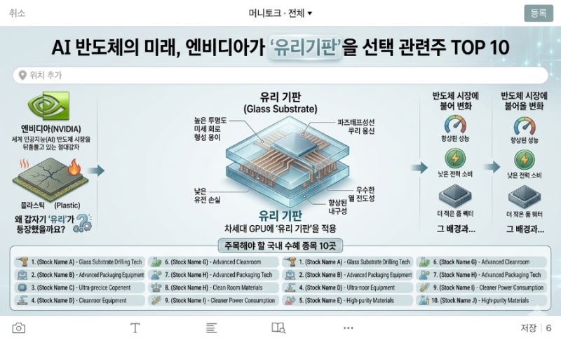 AI 반도체의 미래, 엔비디아가 '유리 기판'을 선택 관련주 TOP 10