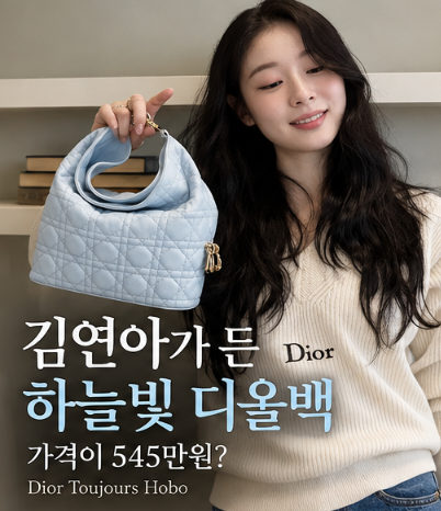 김연아 디올 가방 눈길 가는 이유, 뚜주흐 호보백 스몰 미니 가격·사이즈 이너백 정리