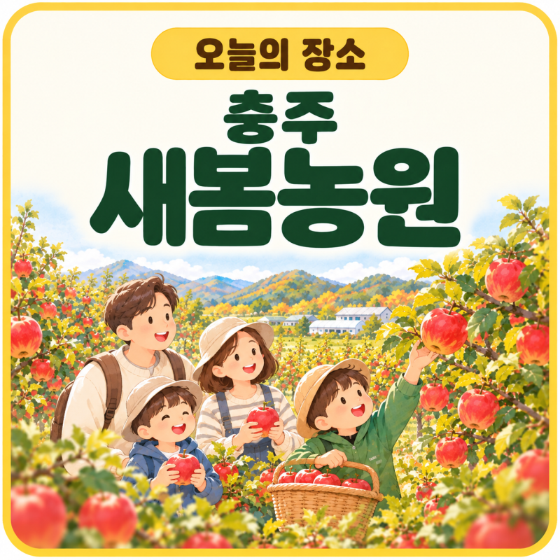 [오늘의 장소] 충주 새봄농원｜아이와 사과따기 체험, 가격·예약·주차 총정리
