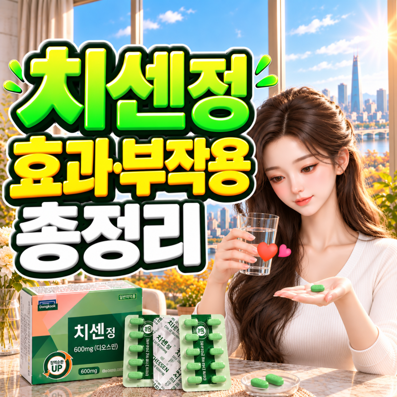 치센정 효과는? 기존 치센 캡슐 차이, 치질·치핵 효능부터 복용법·부작용·가격까지