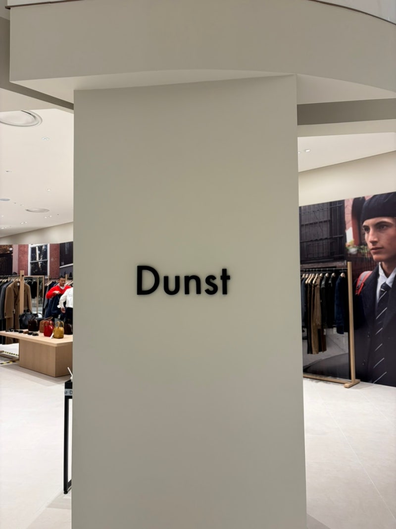 [DUNST] 던스트 잠실 롯데에비뉴엘 팝업 ㅣ자켓, 코트, 가을 겨울 신상 착용 후기