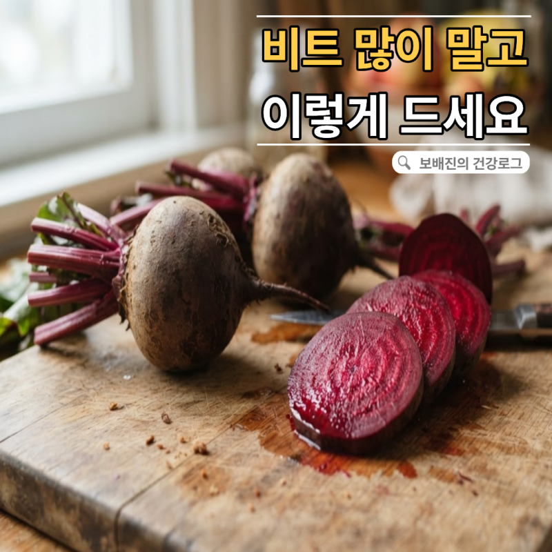 "사과만 챙겼는데…" 고혈압 식단에서 비트가 주목받는 이유