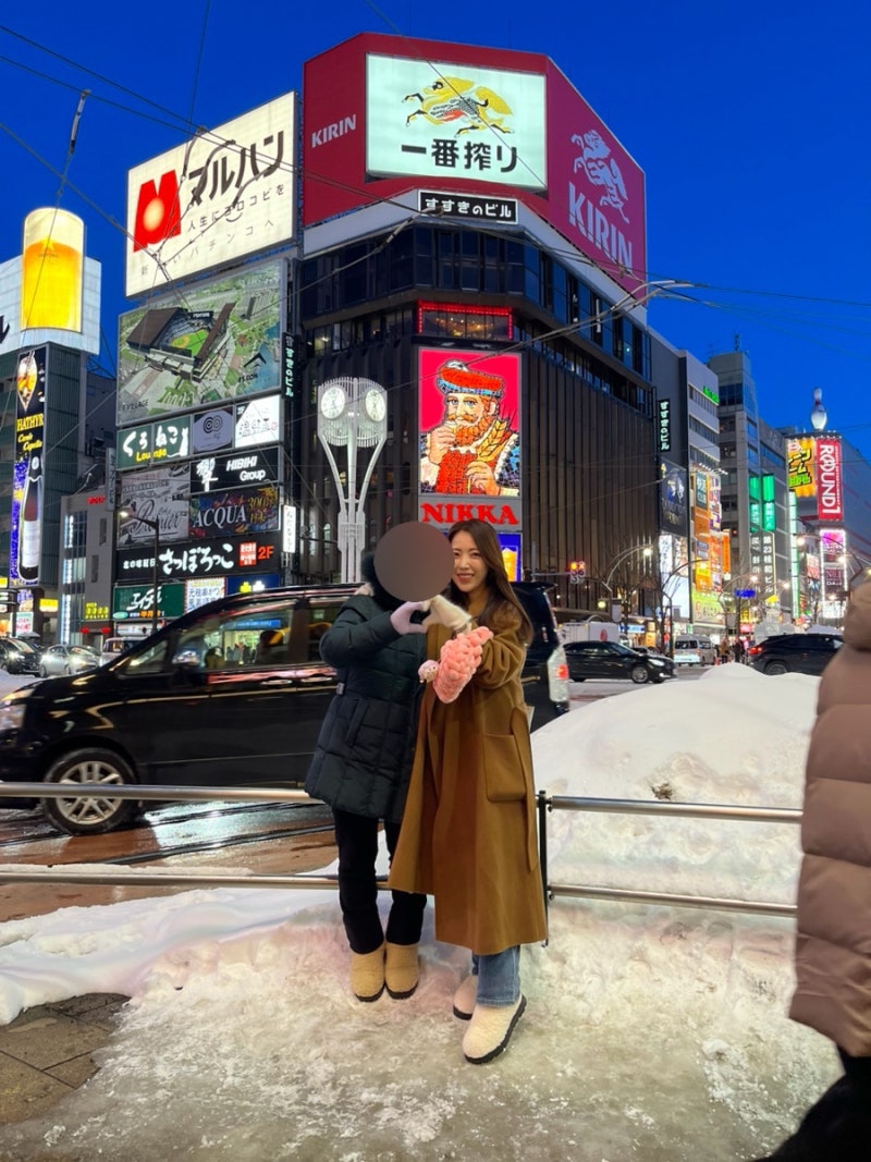 삿포로 여행) 3박 4일 엄마랑 2월 눈축제 홋카이도 날씨, 공항 리무진 폐쇄, 다루마양갈비, 스....
