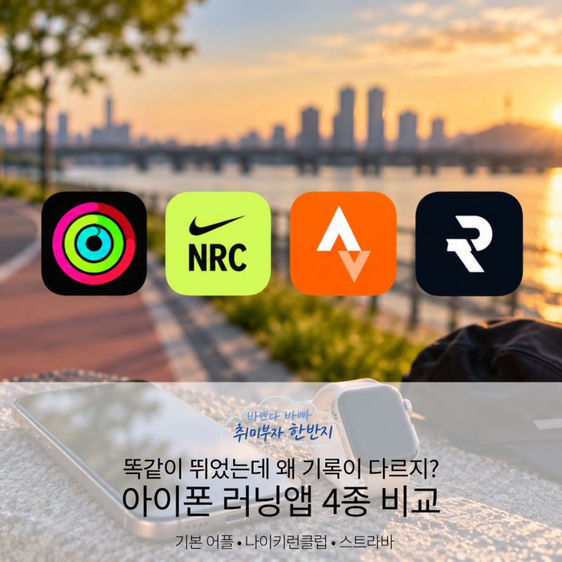 아이폰 러닝 어플 추천｜기본 어플 vs 나이키런 직접 비교해보니