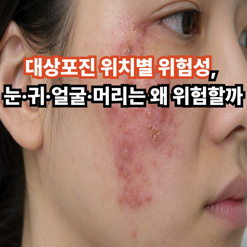 대상포진 위치별 위험성, 눈·귀·얼굴·머리는 왜 위험할까
