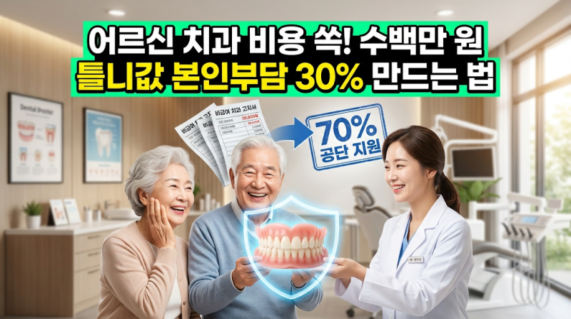 노인틀니건강보험 노인틀니적용기준 틀니본인부담금 수백만 원 치과 비용 아끼는 법