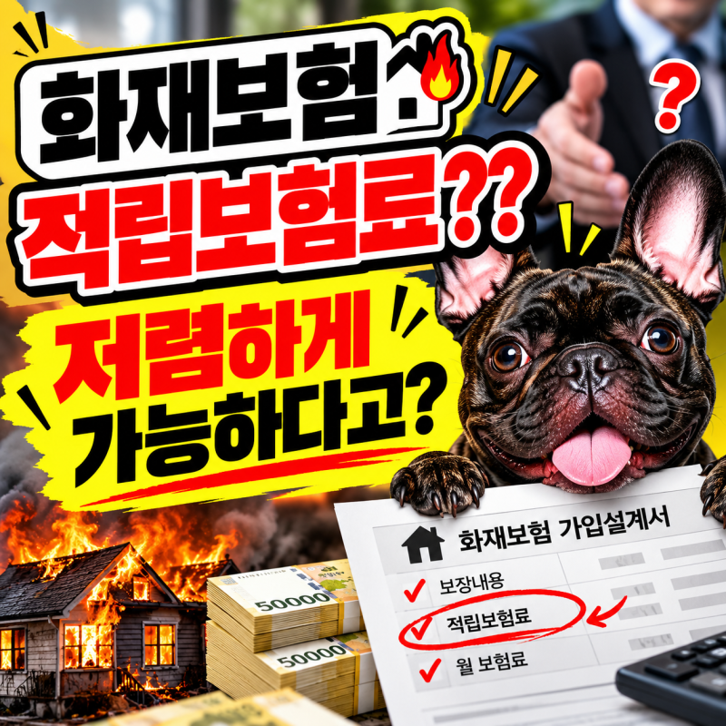사장님, 화재보험 적립보험료 넣고 계신가요? 꼭 확인해보세요