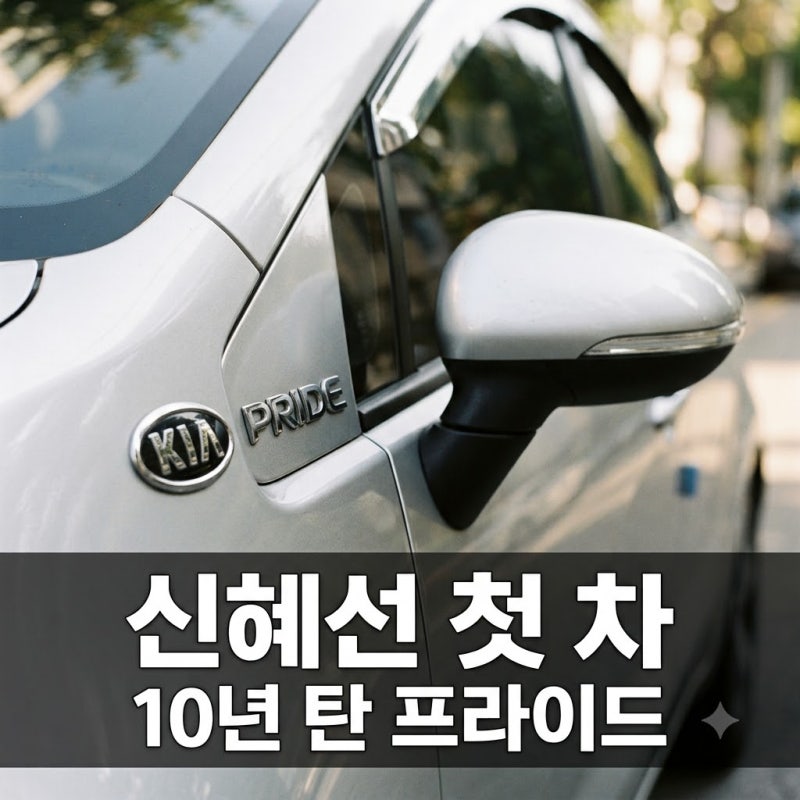 신혜선 10년 탄 1천만원대 첫 차 기아 올 뉴 프라이드 이유와 시세