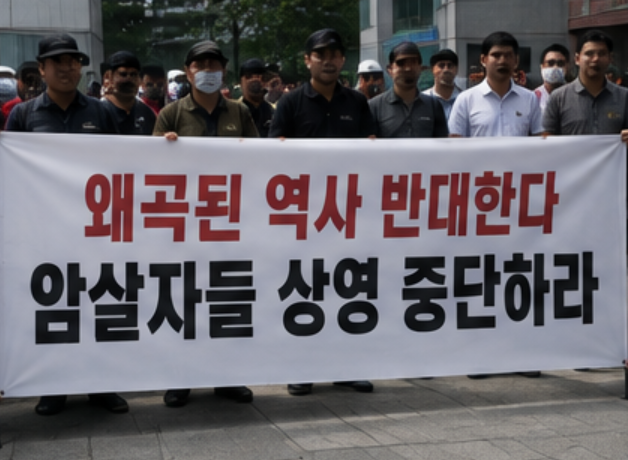 ‘암살자(들)’ 결국 경찰 고발까지…역사왜곡 논란이 배우·광고·....