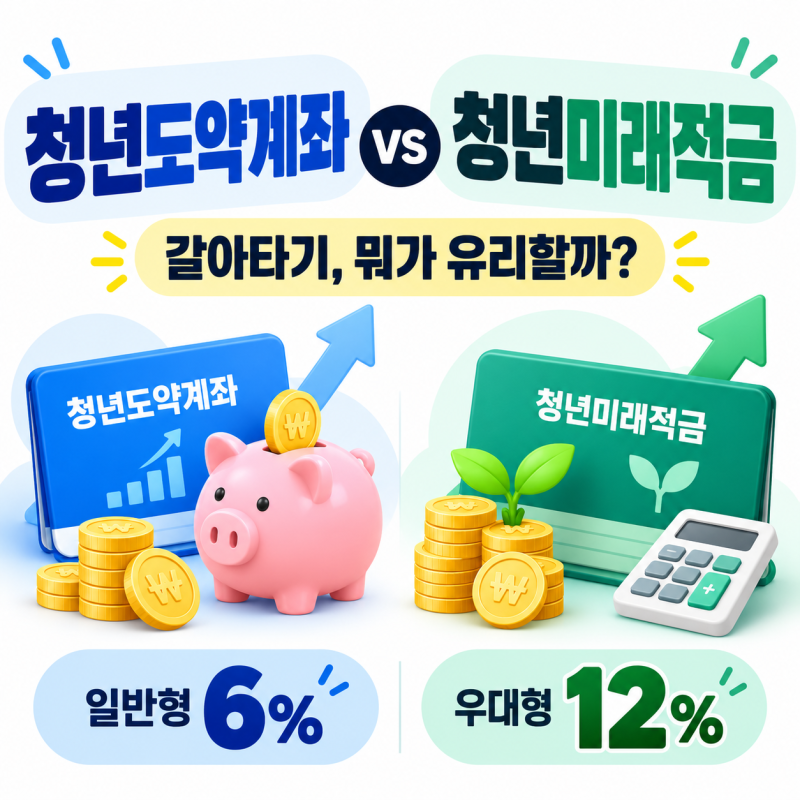 청년도약계좌 유지할까? 청년미래적금 갈아타기 직접 비교해봤어요