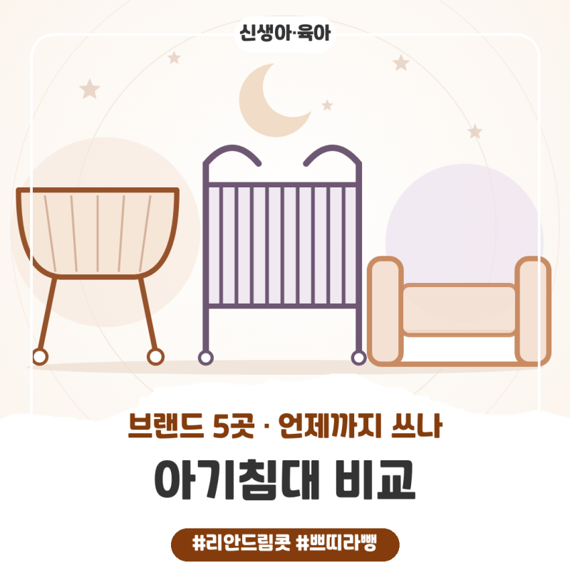 아기침대 브랜드 5곳 비교, 리안 드림콧·쁘띠라뺑·이케아 신생아부터 언제까지 쓰나